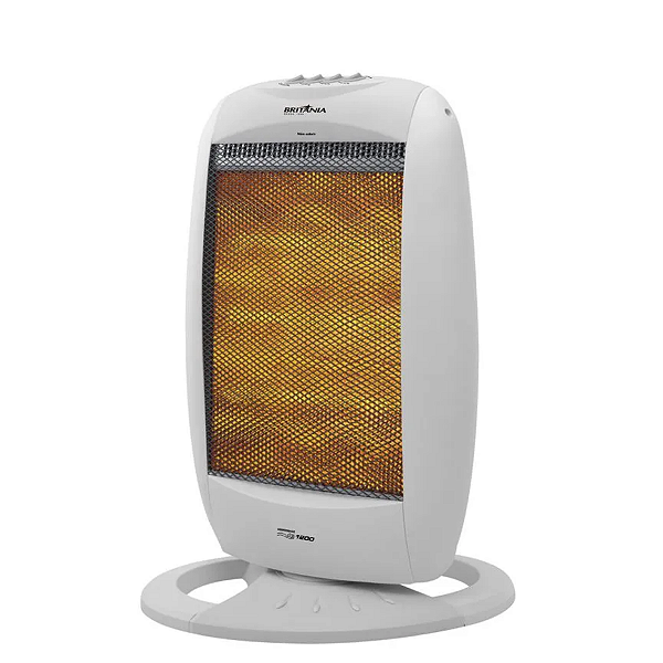 Aquecedor Halógeno 220V 1200W Branco Britânia