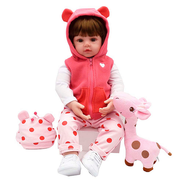 Boneca Bebe Reborn Laura Baby  Valentina Shiny Toys