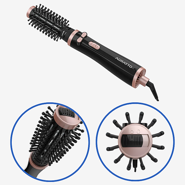 Escova de cabelo Rotativa Della 1200/1000W Pto