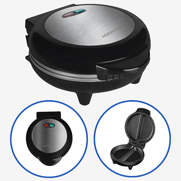 Omeleteira Antiaderente Elétrica Dupla 800w Mr. Cheff 110v