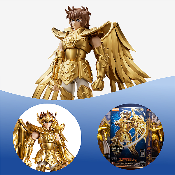Boneco Cavaleiros Do Zodiaco Sagitário Aiolos Blokees 75006