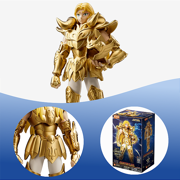 Boneco Cavaleiros Do Zodiaco Mu Aries Blokees 75002