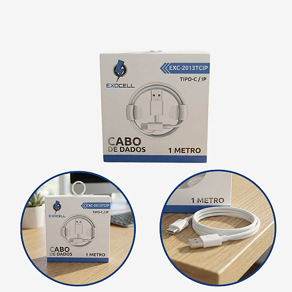 Cabo Lightning Para USB/iOS Transferência Dados Rápido