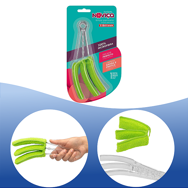 Limpa Persianas De Microfibra Ref.107 Noviça