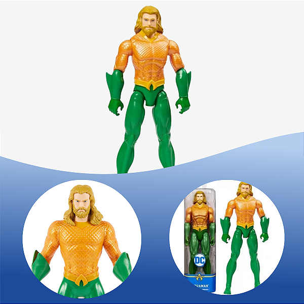 Figuras de 30 cm Boneco Dc Aquaman Sunny