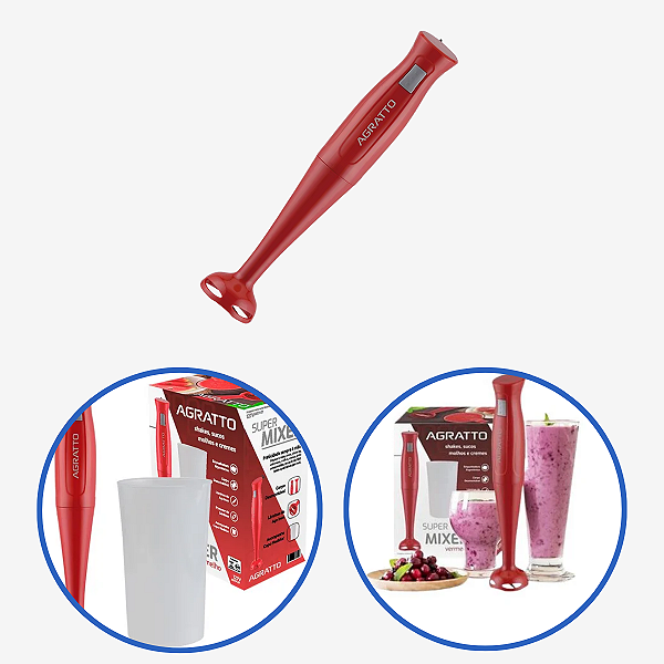 Super Mixer Com Copo 200w Mx-02 Agratto