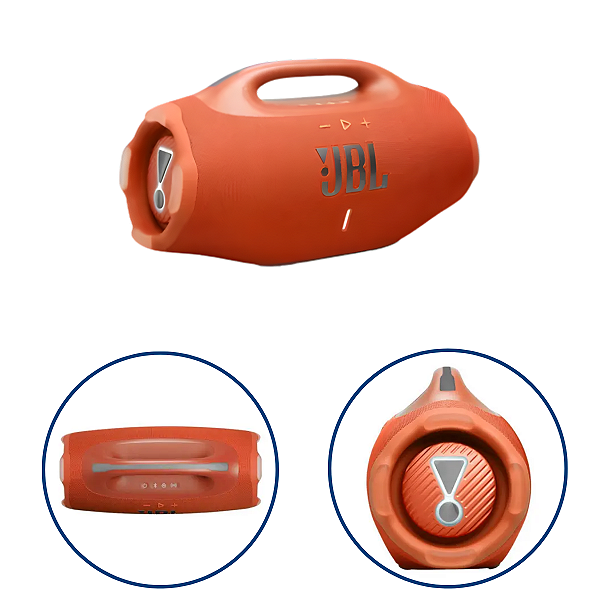 Caixa de Som Bluetooth JBL Boombox 4 Laranja
