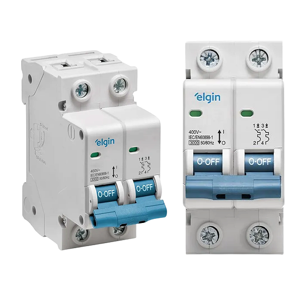 Disjuntor Bipolar 40A Elgin 2 Polos