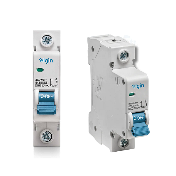 Disjuntor Monopolar Elgin Curva C Termomagnético 50a
