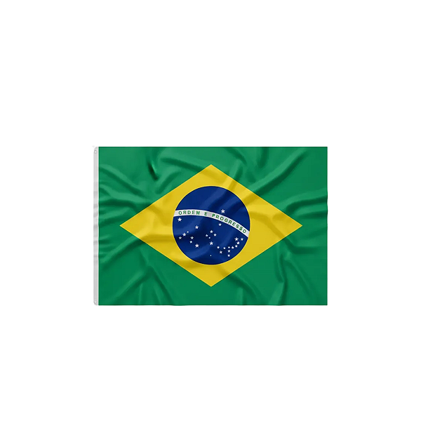 Kit 10 Unid Bandeira do Brasil Média Copa do Mundo 2026