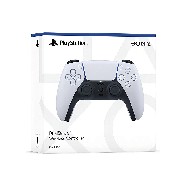 Controle Joystick Sem Fio Sony Playstation Dualsense Branco