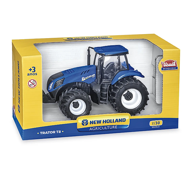 Miniatura Brinquedo Trator T8 New Holland