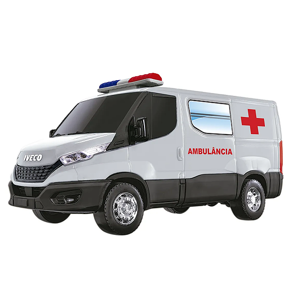 Miniatura Brinquedo Ambulancia Iveco Daily 1:20