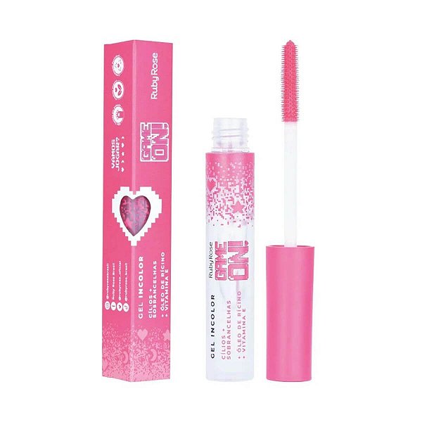 Gel Incolor Cilios e Sobrancelha Game On Ruby Rose