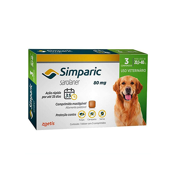 SIMPARIC 3 COMP / 80MG