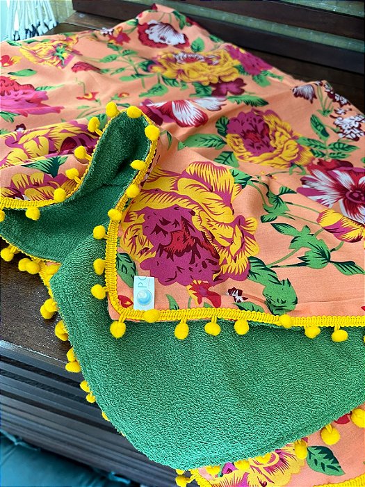 Canga Toalha Uma Primavera no Verão - Verde