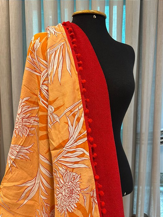 Canga Toalha Flores Secas