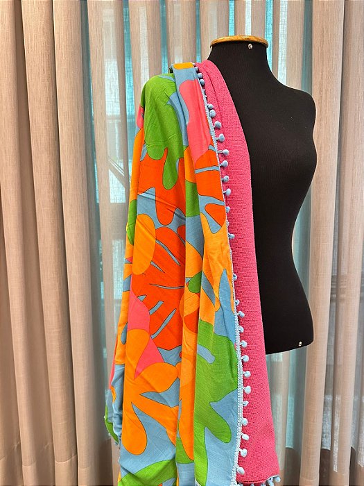 Canga Toalha Vibrante - Pink