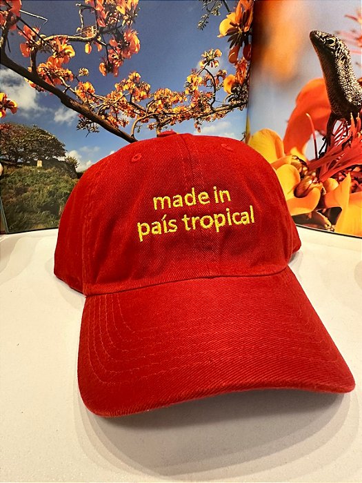 Boné "Made in país tropical"
