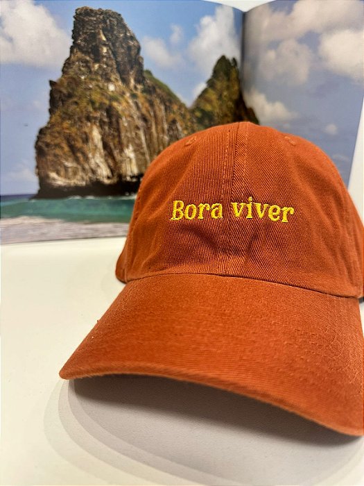 Boné "Bora viver"