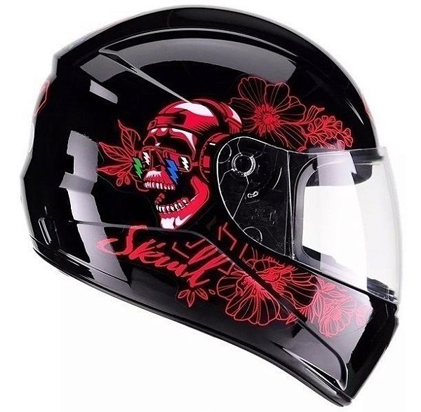Capacete Fly F9 Dj Skull