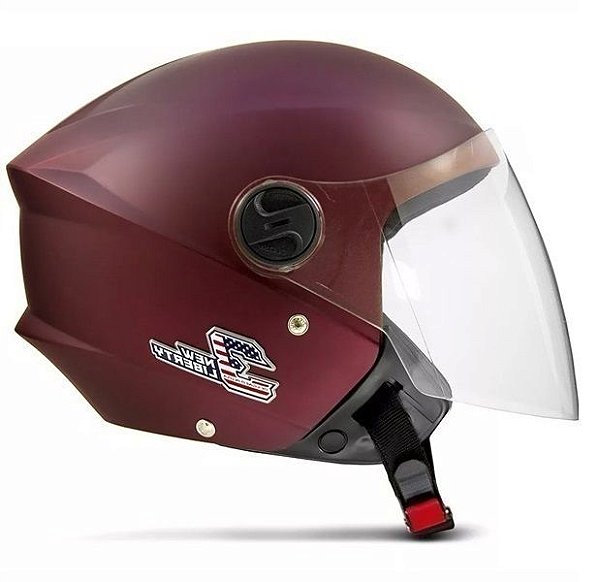 Capacete Pro tork New Liberty Three Elite - Vinho