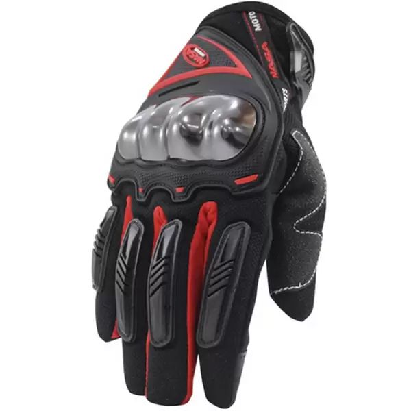 Luva Nasa Racing Shield - Preto / Vermelho