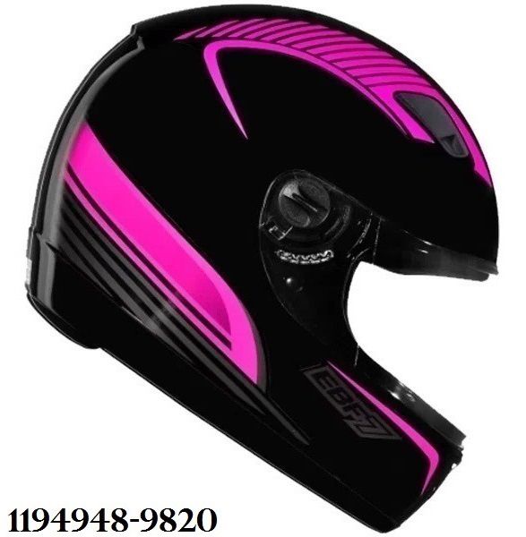 Capacete Ebf 7 Power Rosa