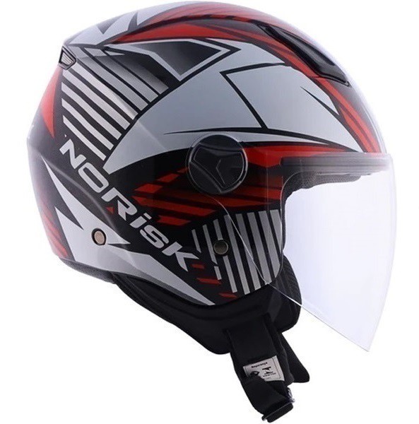 Capacete Norisk Orion Mosaic Vermelho