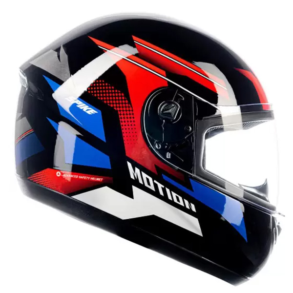 Capacete Peels Spike Motion Preto/Azul