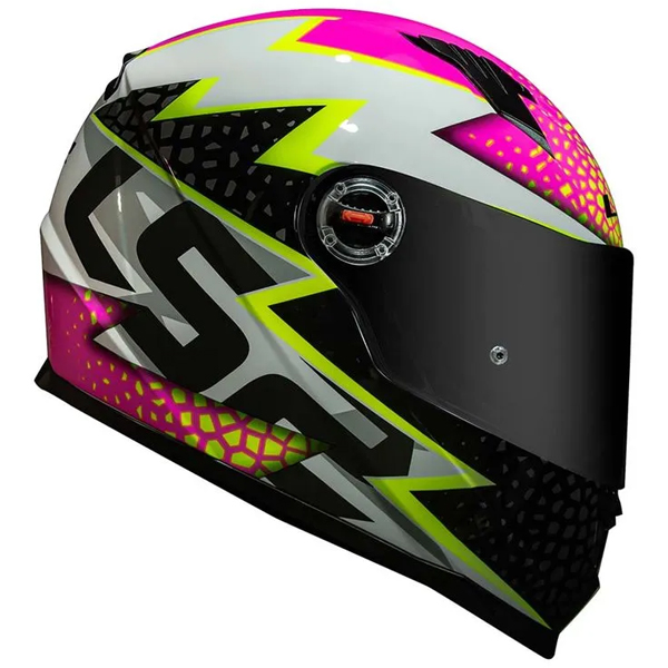Capacete Ls2 FF358 Speedy Branco/Rosa