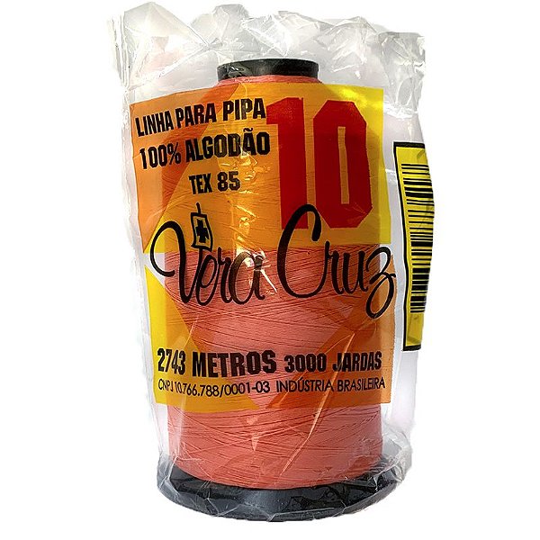 Linha Vera Cruz 3000 Jardas Fio 10 Alemão Pipas Linha Vera Cruz 3000 Jardas Fio 10 Alemão Pipas