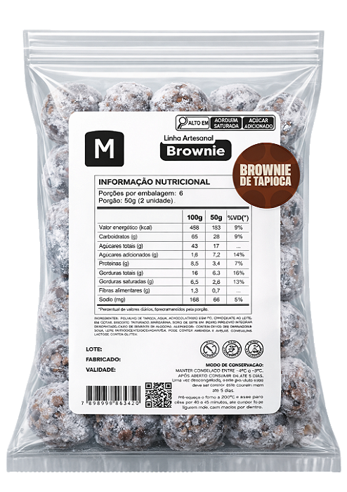 Artesanal - Brownie de Tapioca
