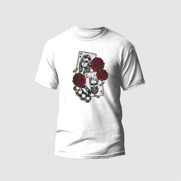 Camiseta linha Diversos: Carta com Rosas