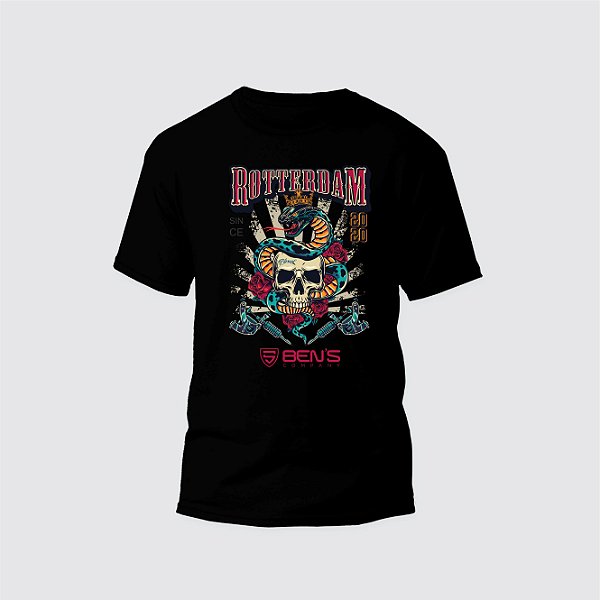 Camiseta linha Diversos: Snake Skull