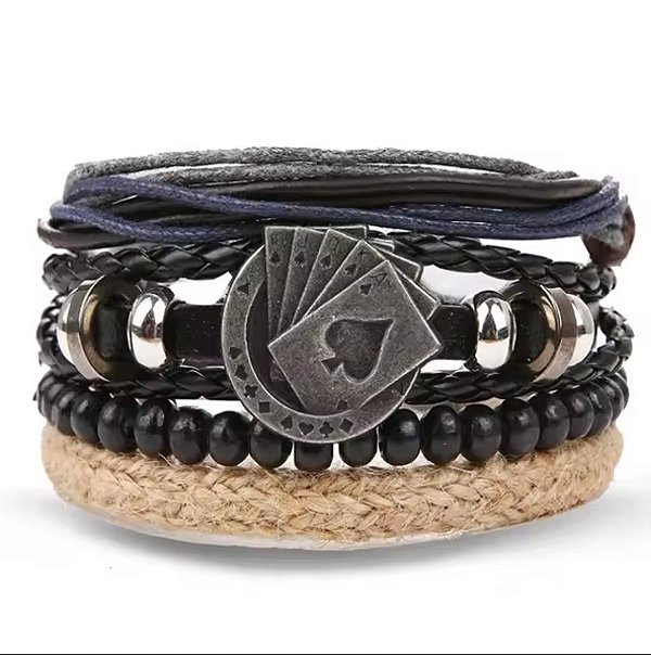 Kit de pulseiras- Poker Edition