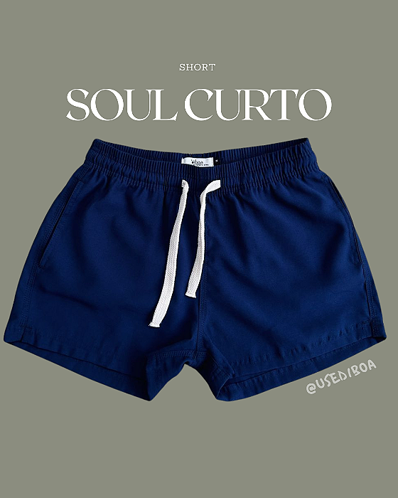 Short SOUL curto - Azul Marinho