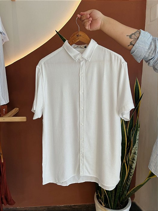 Camisa Linho Branca