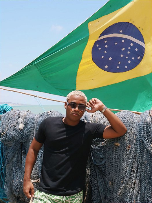 Camiseta Tricô - Preta