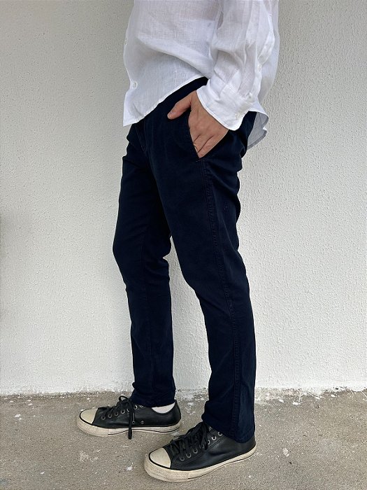 Calça Comfort - Azul Marinho