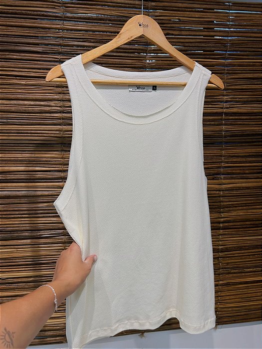 Regata Tricô Verano - Creme