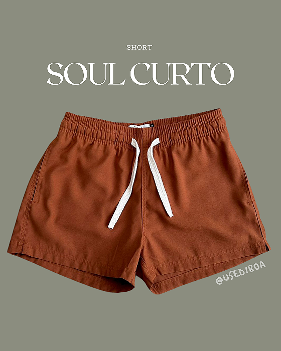 Short SOUL curto - Ocre