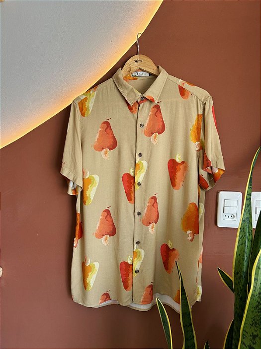 Camisa Chuva de Caju Creme