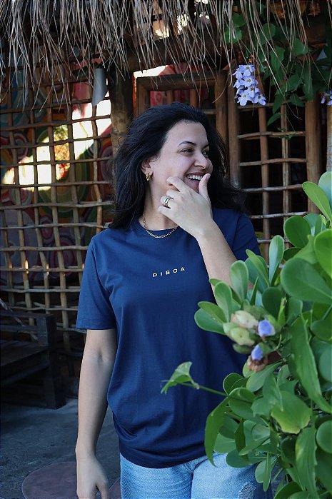 Camiseta Minimalista DIBOA - Azul Marinho