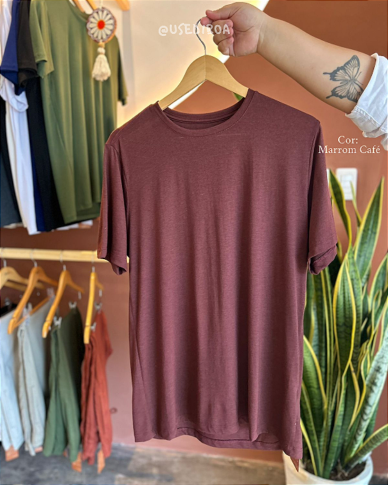 Camiseta Liocel - Marrom