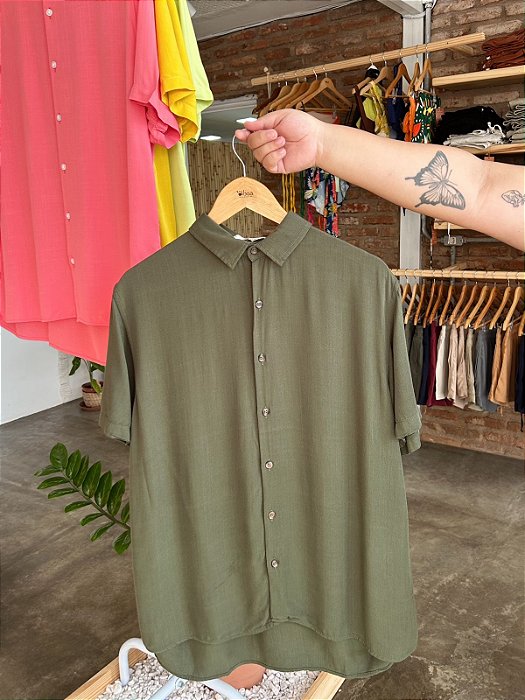 Camisa Verde Militar
