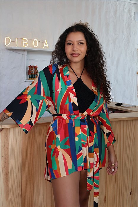 Kimono Viscose Araras