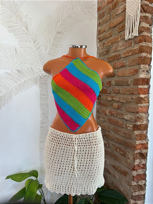 Cropped de Crochê Maresia