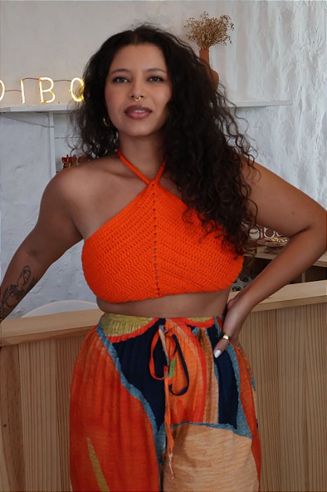 Cropped de Crochê Summer