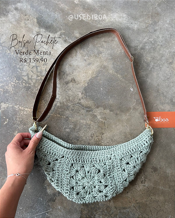 Bolsa Pochete Crochê